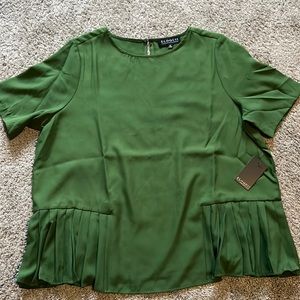 Eloquii Pleated Hem Top